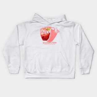 Strawberry Soda Kids Hoodie